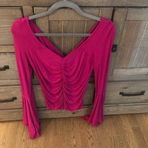 Free People Bell Sleeve Top